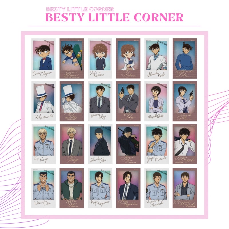 Card Mini Bromide Conan vol 1 nhân phẩm - gói thẻ Bromide Conan Collection Mini polaroid ngẫu nhiên 