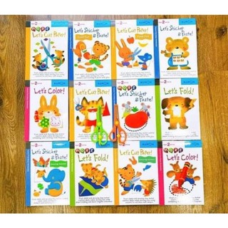KUMON FIRST STEP WORKBOOK BỘ 12 books, free scissors