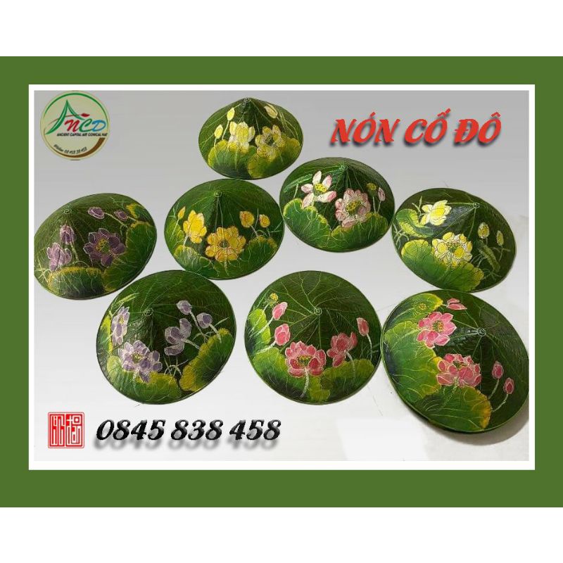 1 Nón lá sen cao cấp. vẽ họa tiết đẹp
