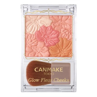[Hàng Nội Địa Nhật] Phấn Má Hồng Canmake Glow Fleur Cheeks 6,3g.#03 Fairy Orange Fleur