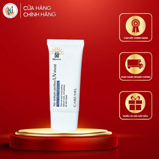 Kem Chống Nắng Vật Lý Nâng Tone Da Care:nel No Sebum Perfect UV Shield SPF50+ PA++++ 50ml
