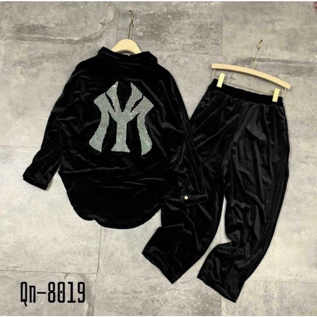 BỘ NHUNG ĐÍNH ĐÁ CHẤT NHUNG VELVET CAO CẤP ĐÔI CÁNH VÀ NY NỮ HOT TREND