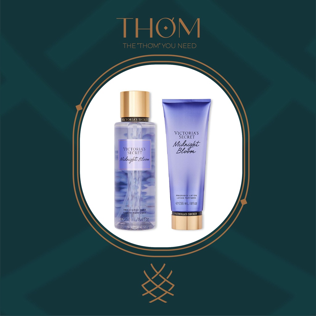 MIDNIGHT BLOOM | XỊT THƠM DƯỠNG THỂ LƯU HƯƠNG TOÀN THÂN VICTORIA’S SECRET FRAGRANCE MIST LOTION 250ML