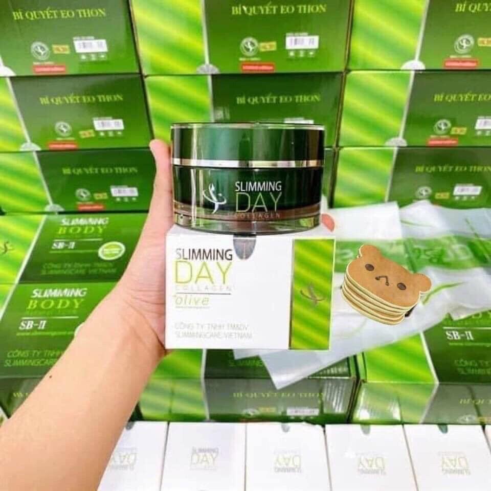 Kem tan mỡ bụng mờ thâm rạn bụng Slimming Day Collagen, giảm eo hiệu quả