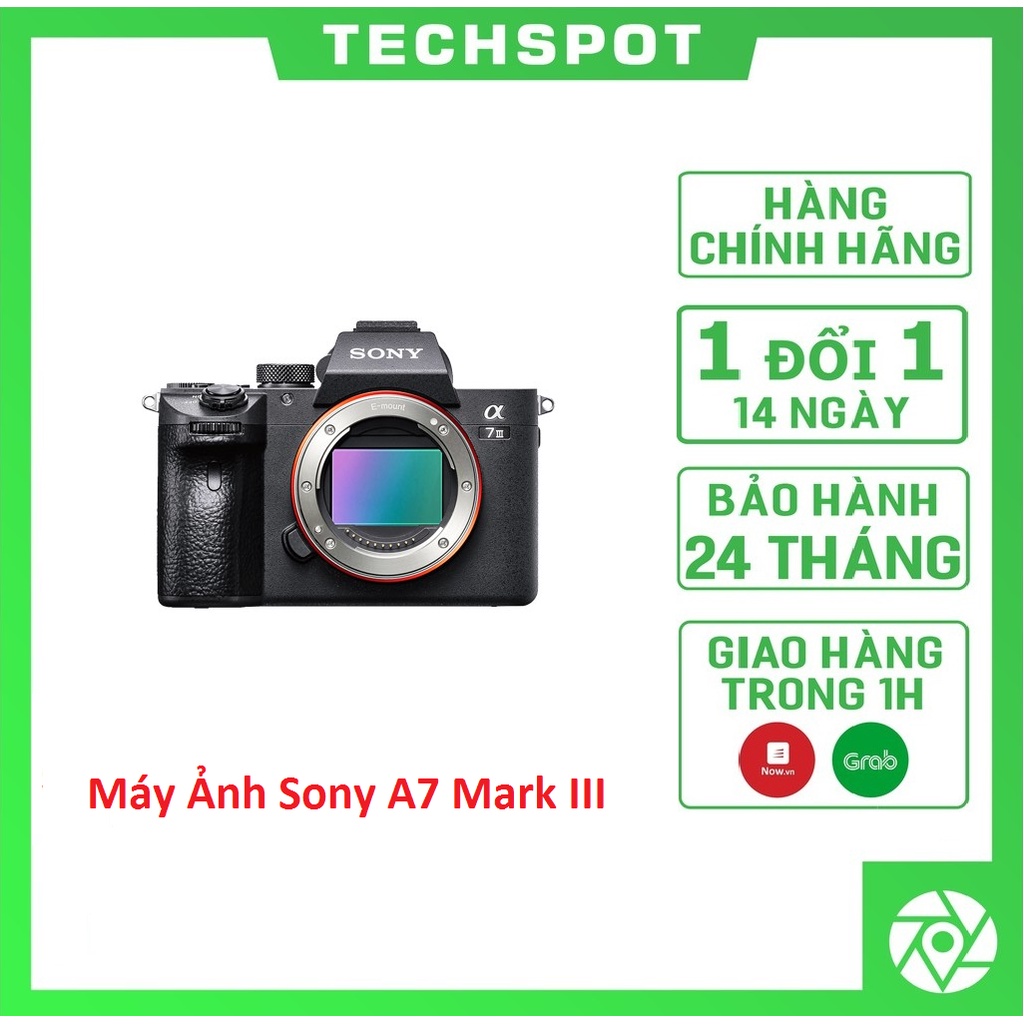 Máy Ảnh Sony A7 Mark III Body | Tặng thẻ nhớ 64GB | Bảo hành 24 tháng | Hàng Chính Hãng