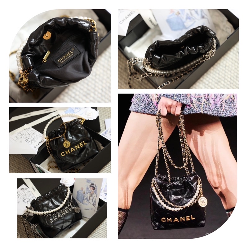 Túi CHA NE L 22 shopping bag mini fullbox