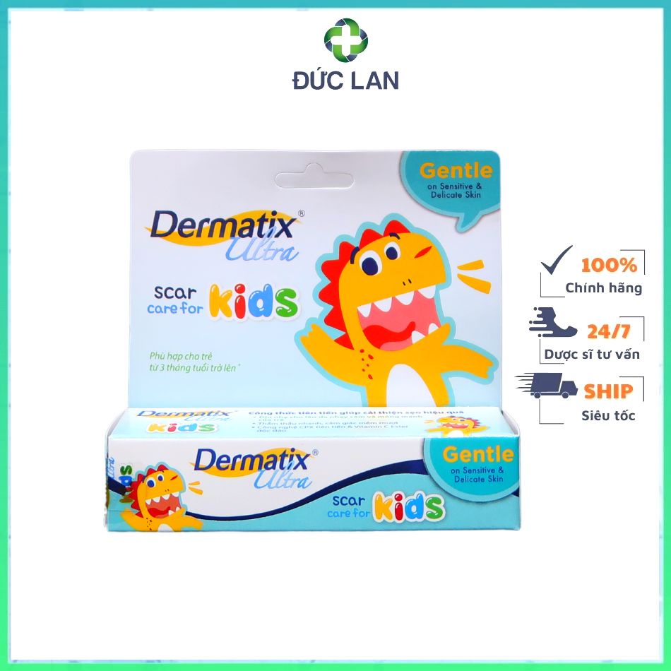 DERMATIX ULTRA KIDS TUÝP 5G HỖ TRỢ LÀM PHẲNG, MỀM VÀ MỜ VẾT SẸO