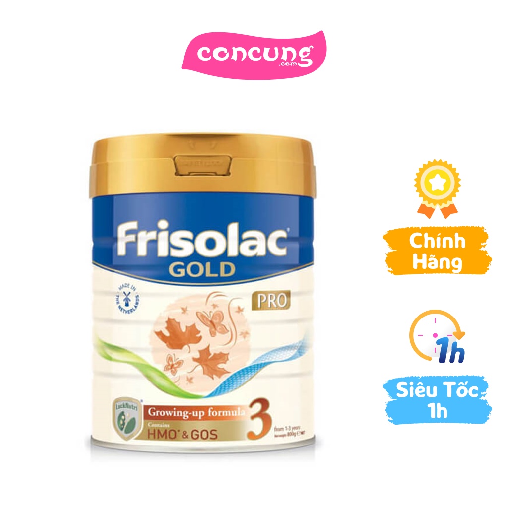 Sữa Frisolac Gold Pro số 3 cho bé 1-3 tuổi 800g