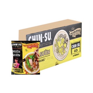 Thùng 15 gói miến sườn chinsu 128g/gói