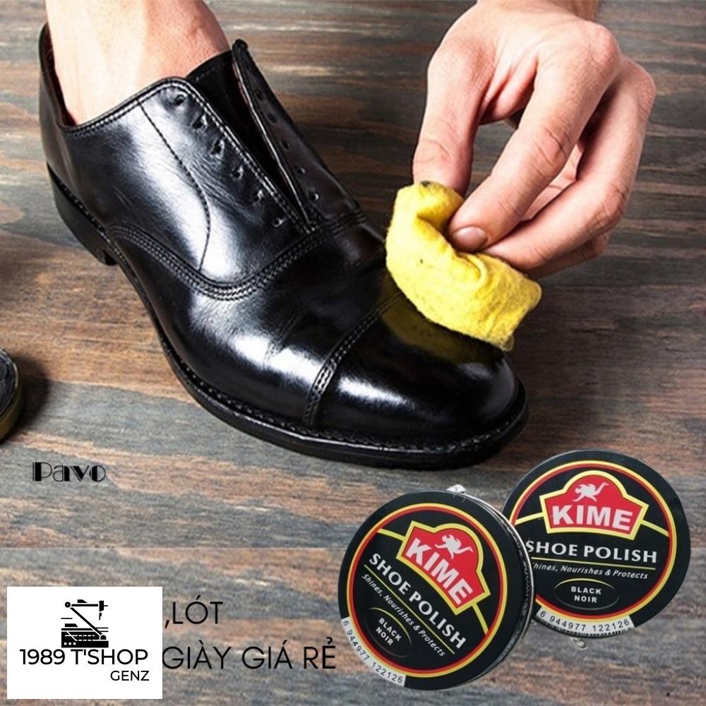 Xi đánh giày Thái KIWE KIME,xi sáp đánh dây lưng,túi,ví da chính hãng màu đen, nâu