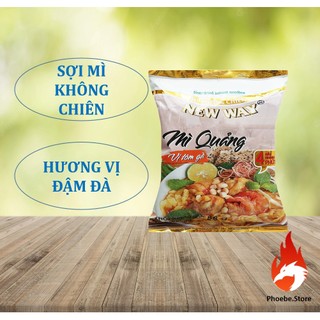 10 gói Mì quảng mì không chiên New Way vị tôm gà gói 88g