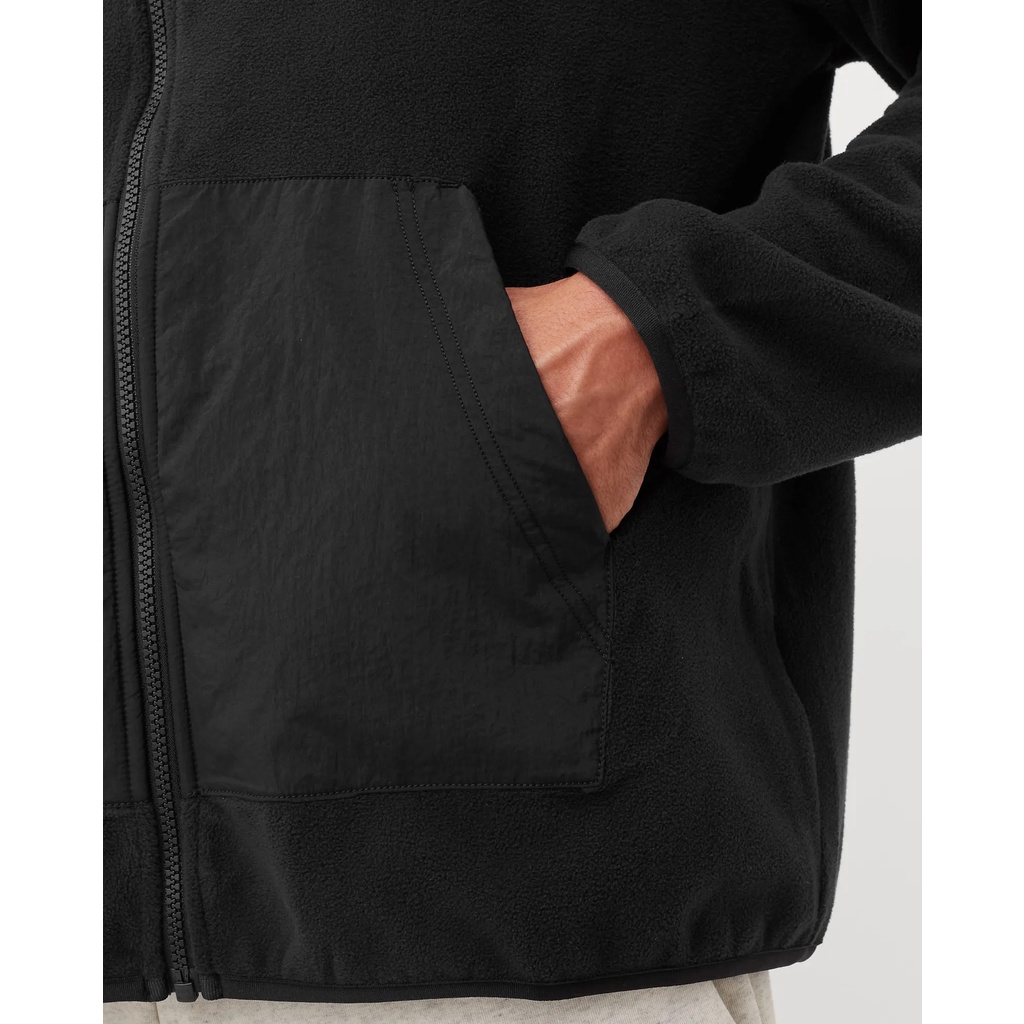 NIKE CHÍNH HÃNG- Áo khoác lông cừu thể thao nam Nike Style Esssentials+ Full-zip Hoodie Jacket Authentic - Black