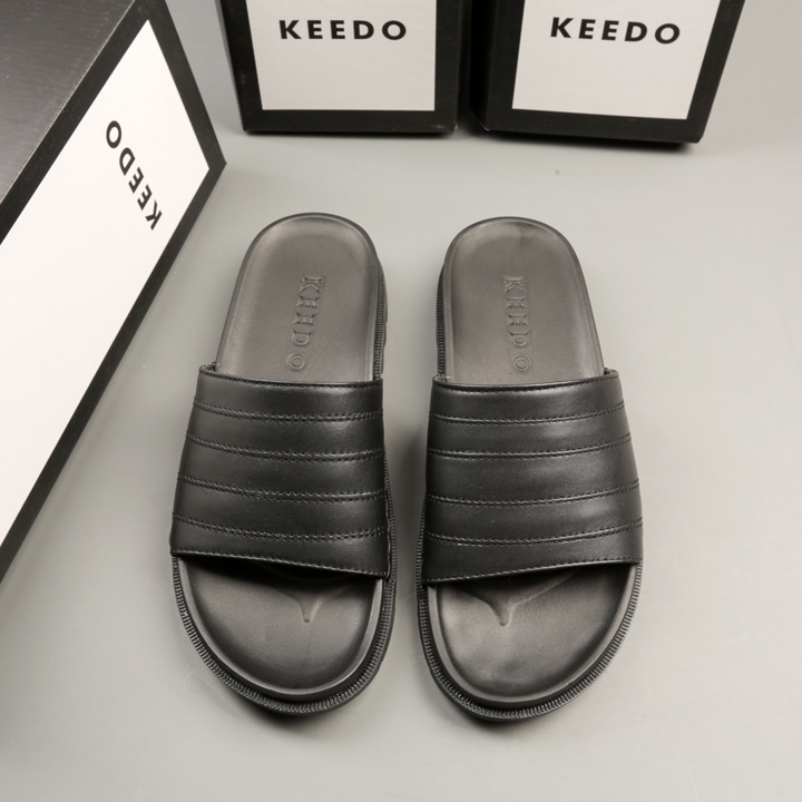 Dép Nam May Sẵn Cao Cấp Da Bò Thật KEEDO KD5514