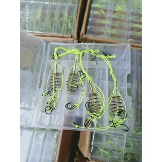 Hộp lưỡi câu lăng xê 4 chiếc , lưỡi câu lancer cao cấp