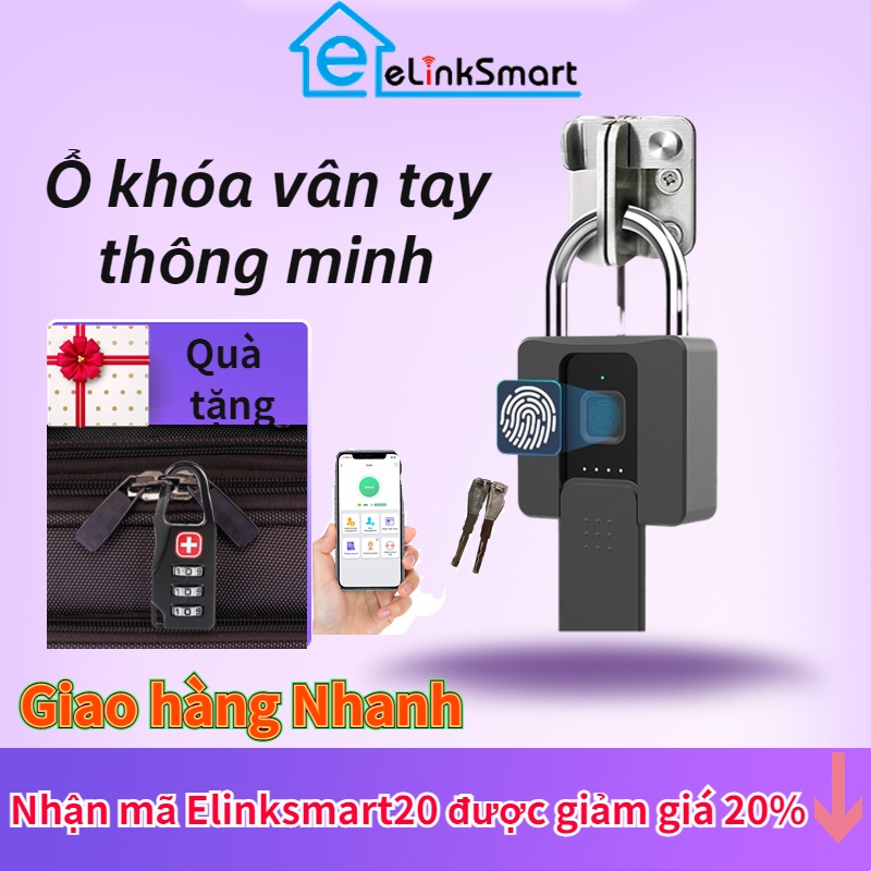 Elinksmart P10 Ổ khóa vân tay Chống trộm khoá cửa thông minh chìa khóa Thuận tiện Khóa bảo mật
