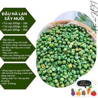 Đậu hà lan muối / 200gr / 300gr / 500gr - đặc sản đà lạt
