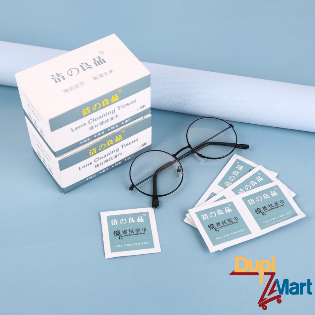 2 Khăn lau kính mắt Nano chống bám hơi nước - miếng khăn giấy lau chùi vệ sinh Lens, điện thoại, laptop tiện lợi