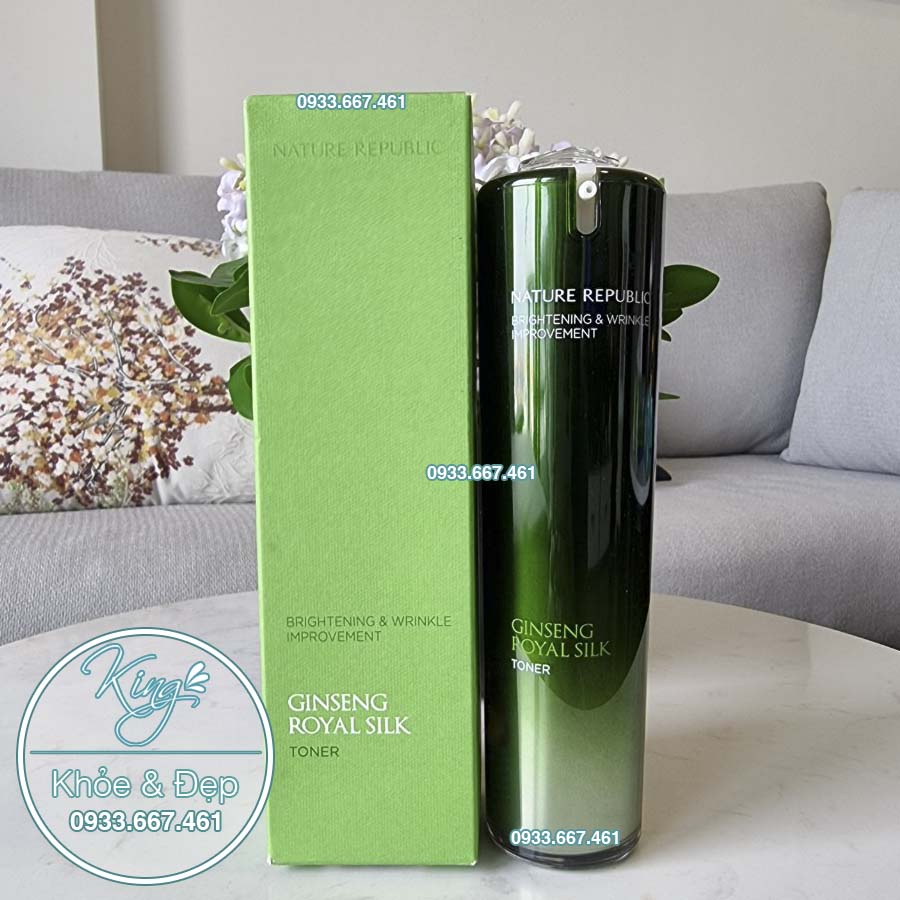 Nước Cân Bằng Nature Republic Ginseng Royal Silk Toner