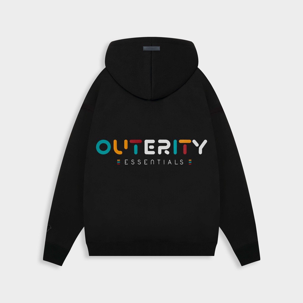 Áo Khoác Hoodie Zip OUTERITY Mũ Trùm Form Unisex Chất Vải Nỉ Bông