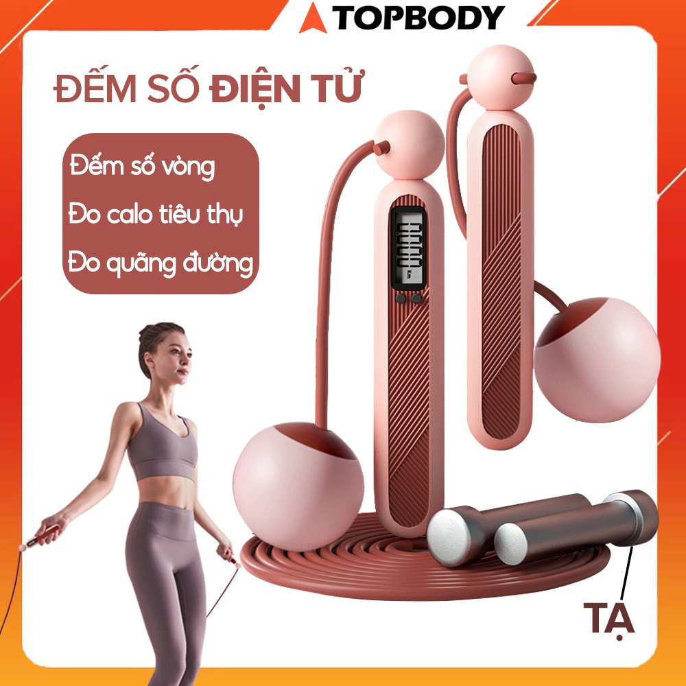 Dây Nhảy Thể Lực Đàn Hồi 2.9M Chính Hãng Topbody, Hỗ Trợ Luyện Tập Thể Dục, Thể Thao Tiện Lợi...