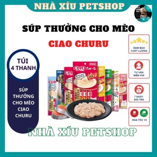 Súp thưởng ciao churu 13 vị cho mèo - nhà xíu petshop