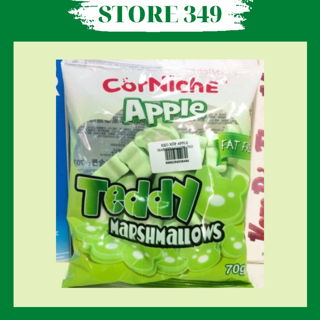 Kẹo Xốp Marshmallow Apple 70gr