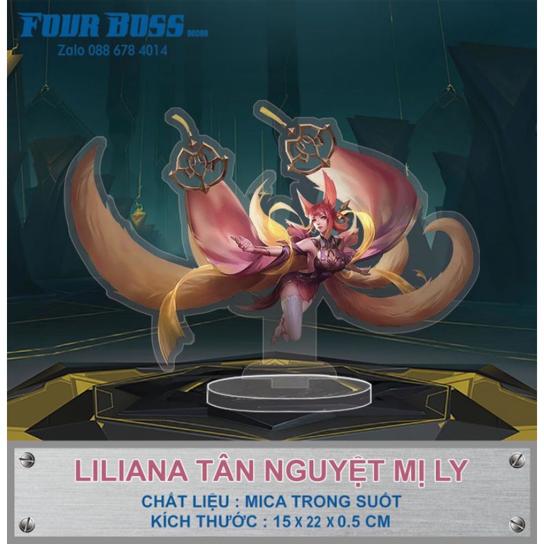 Mô Hình Tướng Liliana Tân Nguyệt Mị Ly Trong Game Liên Quân Mobile - Arena of Valor