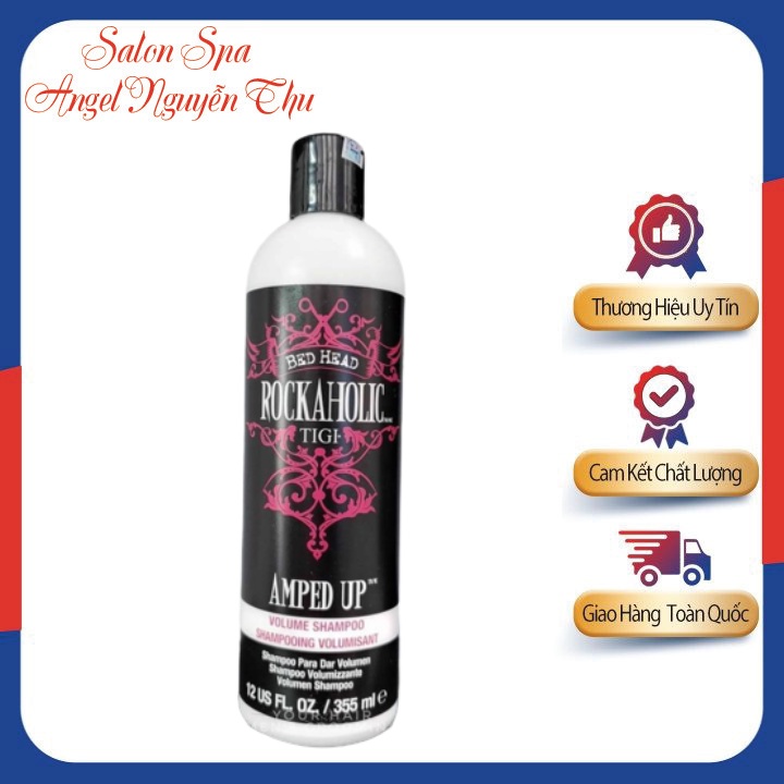 Dầu Gội Làm Dày Tạo Phồng Tóc Tigi Bed Head Rockaholic Amped Up - 335ml - Chính Hãng Usa 100%