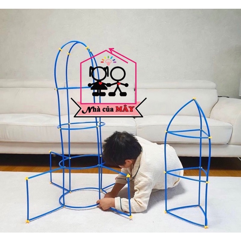 Bộ ghép hình sáng tạo 4D cho các bé từ 3 tuổi