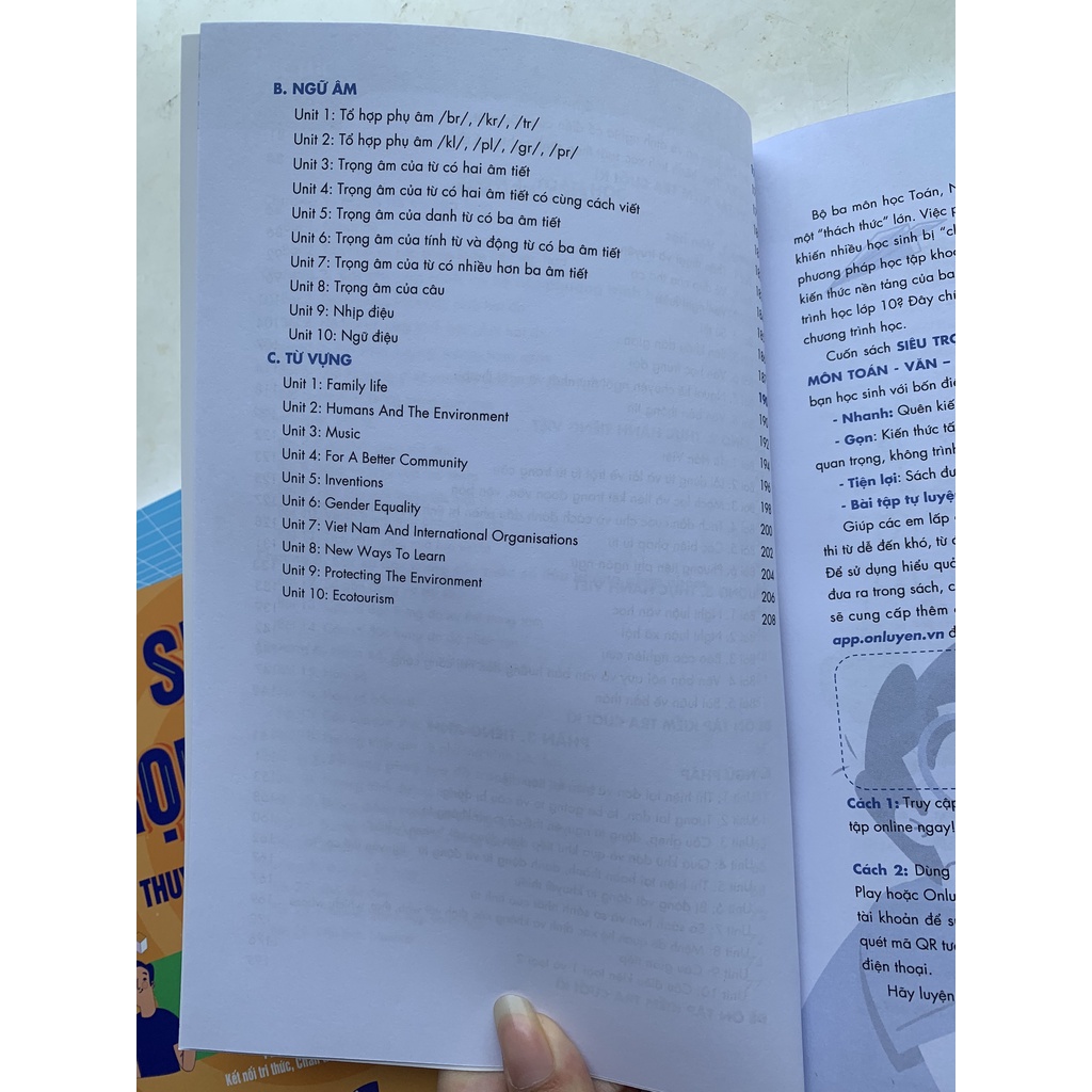 Sách Lớp 10 (bộ Kết nối tri thức)- Siêu trọng tâm Toán Văn Anh lớp 10 lý thuyết dạng bài và bài tập chi tiết