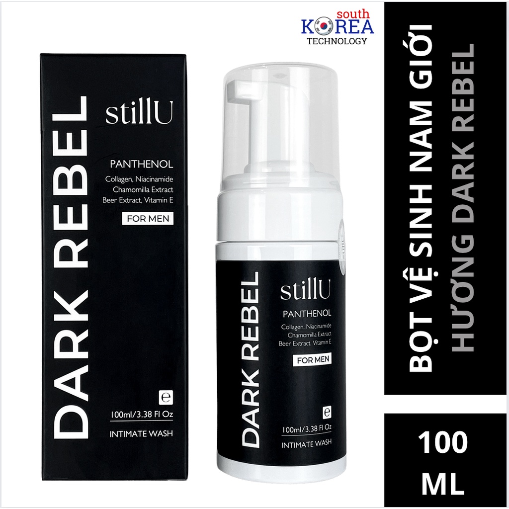 Combo dung dịch vệ sinh tạo bọt nam giới, dung dịch vệ sinh nam Dark Rebel 100ml & Silver Winter 100ml