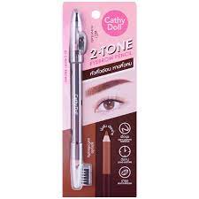 Chì kẻ mày Cathy Doll hai đầu có đầu chuốt Cathy Doll 2-Tone Eyebrow Pencil NỘI ĐỊA THÁI
