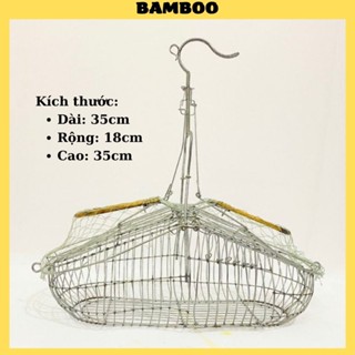 Lồng bẫy chim khuyên, lụp chim khuyên chất liệu kẽm bền đẹp form Sài Gòn chốt kim tiện lợi