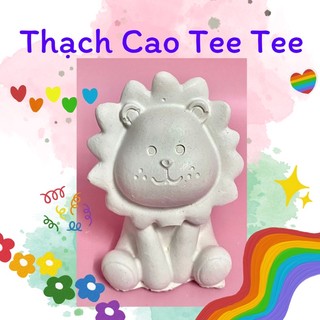 Tượng thạch cao mini 3D Sư Tử đáng yêu