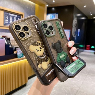 Ốp Điện Thoại In Hình Gấu Hoạt Hình Cho iPhone 11 12 13 14 Pro max 7plus 8plus X XS 14plus 11