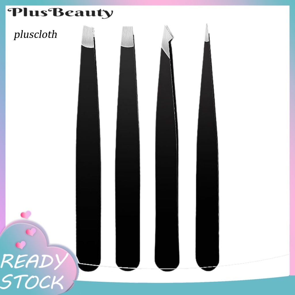 Set 4 Nhíp Nhổ Lông Mày Tiện Lợi