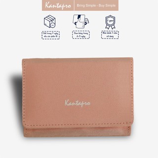 Ví nữ vải polyester kantapro dáng ngang - mini wallet