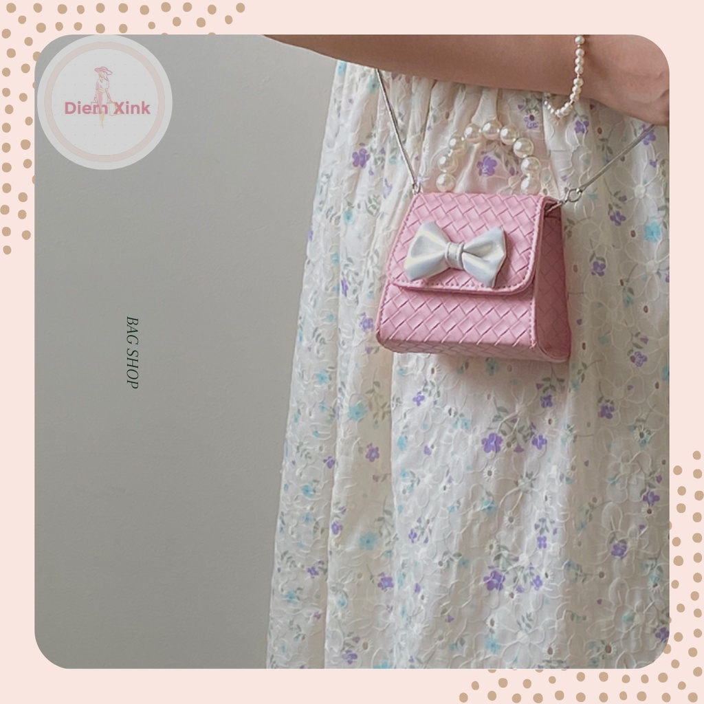 Túi Xách Nữ Đeo Chéo Đeo Vai Mini Đẹp  Du Lịch Phong Cách Hàn Quốc Nơ Dễ Thương Đi Chơi Tết Túi Da Giá Rẻ Đi Chơi T 46
