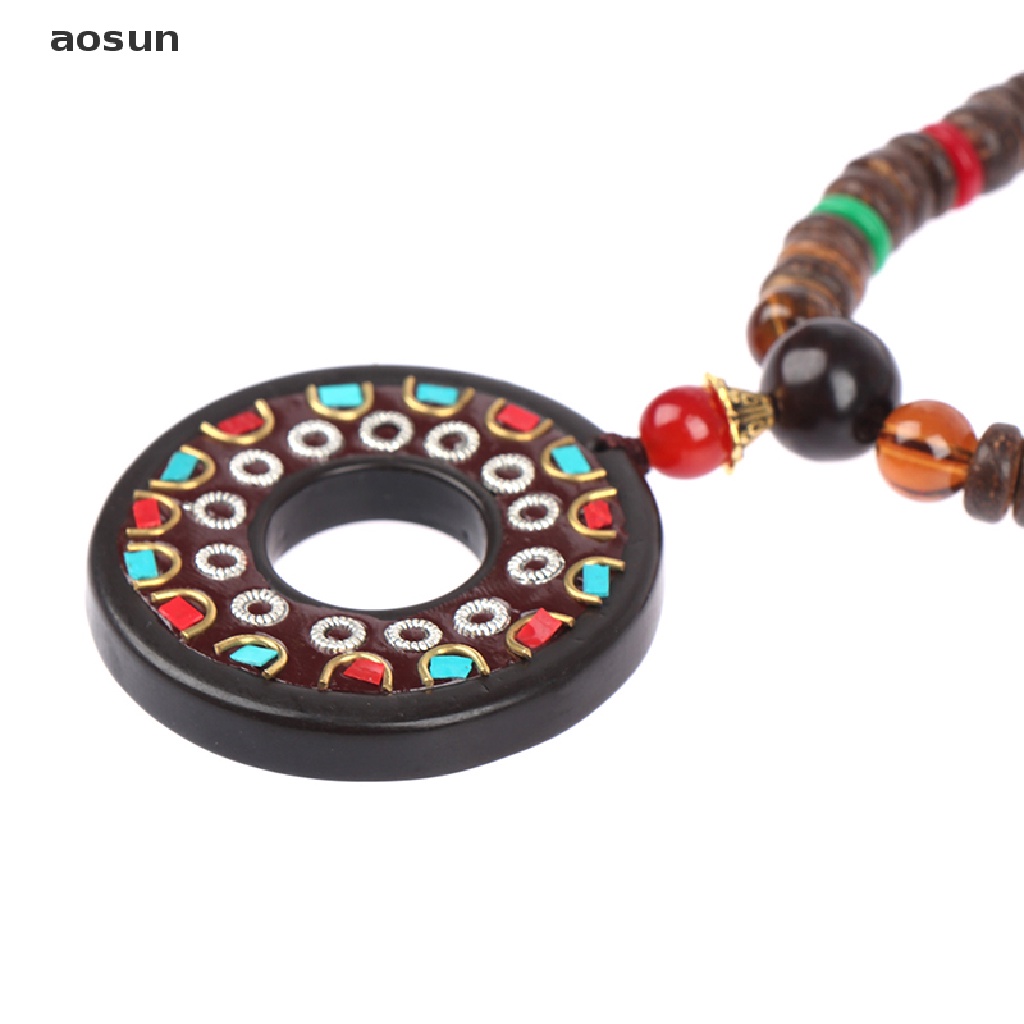 Aosun Vòng cổ Phong Cách Phật Giáo Nepal