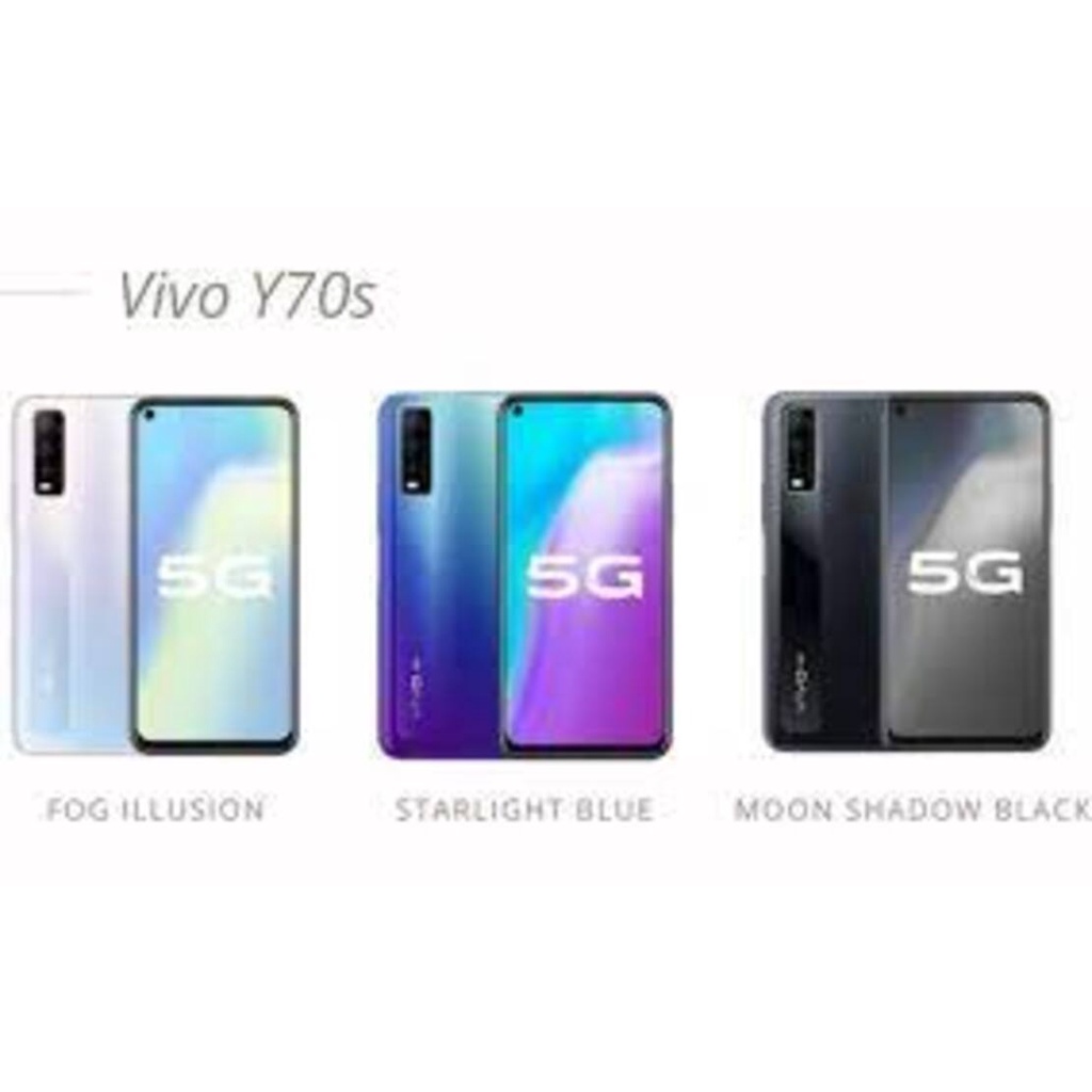 điện thoại Vivo Y70s hỗ trợ 5G 2sim ram 8/128G máy Chính Hãng, Camera: 48 MP &amp; 8 MP, 2 MP, Cày game mượt - BBC 05
