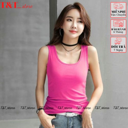 Áo Thun 3 lỗ nữ , Áo Thun Sát Nách Nữ Chất Cotton Thấm Hút Mồ Hôi Tốt - T&T_store08