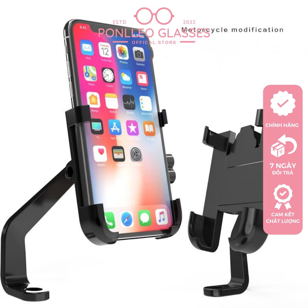 Giá Đỡ - Kẹp Điện Thoại Gắn Xe Máy C2 Chống Rung, Chống Cướp Cực Chắc Chắn