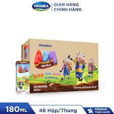 Thùng 48 hộp Sữa dinh dưỡng Sôcôla Vinamilk ADM