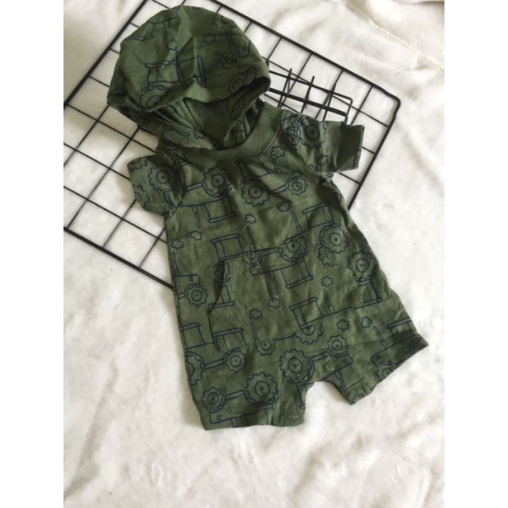 Body đùi livestream cho bé có nón từ 0-6M