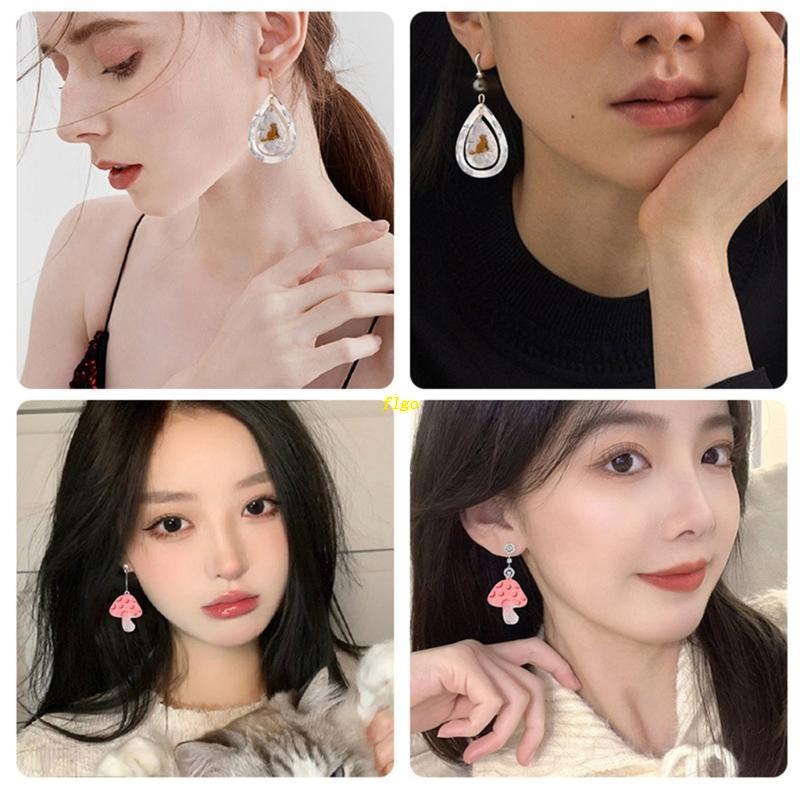 Khuôn Silicone Hình Nấm Làm Mặt Dây Chuyền / Móc Khóa Thủ Công