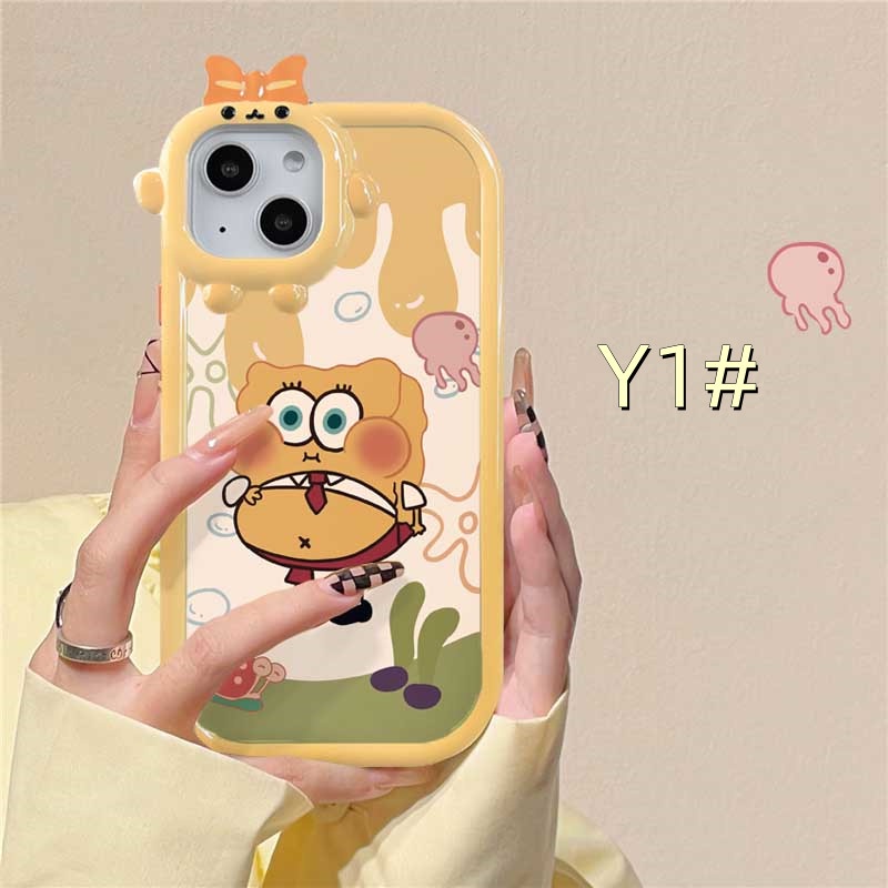 Ốp Điện Thoại Họa Tiết SpongeBob Cho IPhone 14 Pro Max IPhone13 Pro Max IPhone11 IPhone12 IPhoneXR XS 6 6S 7 8 Plus SE 2020