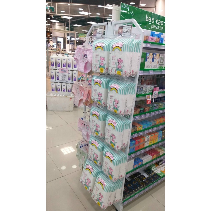 Bông tẩy trang KOKIMI  Cotton Pads chính hãng