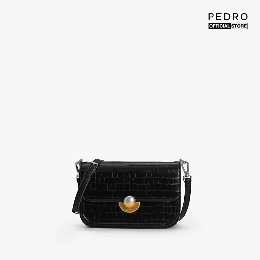 PEDRO - Túi đeo vai nữ chữ nhật nắp gập Orb PW2-76390068-01
