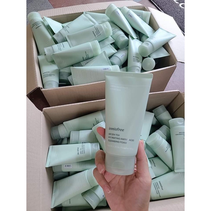 Đủ bill_ Sữa rửa mặt trà xanh innisfree mẫu mới nhất