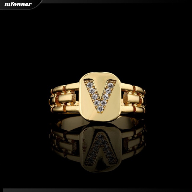 Nhẫn Hở Họa Tiết 26 Chữ Cái Thời Trang Cho Nữ